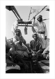 Arab men in a dhow