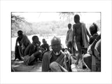 Turkana men resting