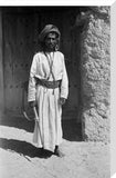 Musallim bin al Kamam with a rifle