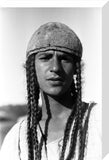 Yazidi man with plaited hair