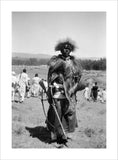 Abbysinian warrior with a rifle