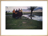 James Guthrie with Tibetan monks