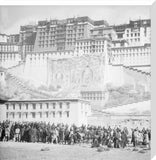 Crowds in the Sho area below Potala at Sertreng