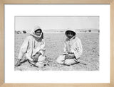 Seated portrait of two Sahul ...