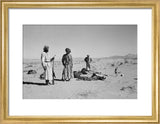 View of three Arab men ...