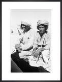Seated portrait of two men ...