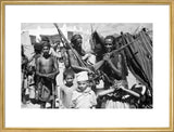 View of tribesmen at a ...