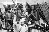 View of tribesmen at a ...