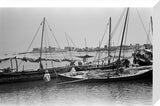 View of dhows (sailboats) on ...