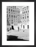 Street in Shibam with tall ...