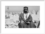 Seated portrait of Sheikh Saqr ...