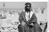 Seated portrait of Sheikh Saqr ...