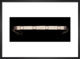 Four Nations Alliance Wampum Belt (art print, small, black)