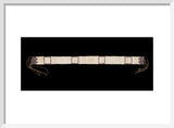 Four Nations Alliance Wampum Belt (art print, small, white)