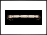 Four Nations Alliance Wampum Belt (art print, large, black)