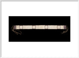 Four Nations Alliance Wampum Belt (art print, large, white)