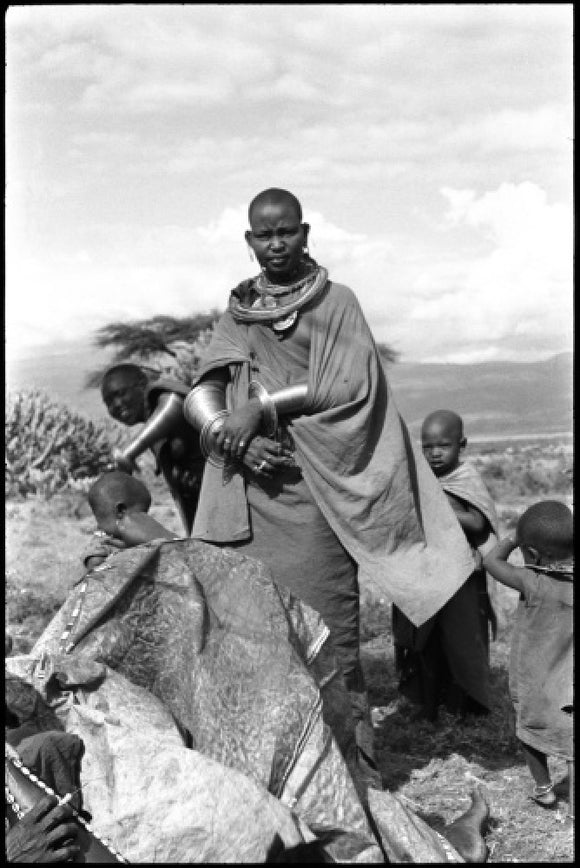 Maasai woman wearing jewellery