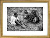 Maasai men playing mancala