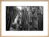 Maasai woman and children