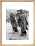 Maasai women with gourds