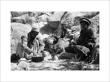 Thesiger's porters preparing a meal