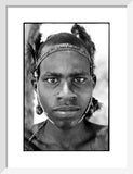 Samburu youth wearing a headdress