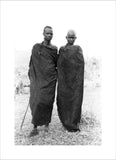 Portrait of two Samburu men