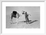 Wilfred Thesiger with his camel