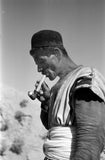 Bakhtiari man smoking a pipe