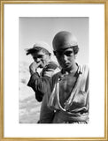 Bakhtiari boys wearing hats