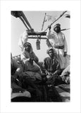 Arab men in a dhow