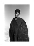 Bakhtiari boy wearing a cloak