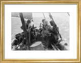 Arab men on board a dhow