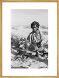 Musallim bin al Kamam making tea