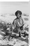 Musallim bin al Kamam making tea