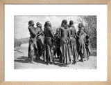 Turkana women dancing