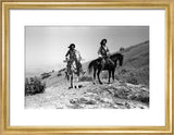 Pizdhar men on horseback
