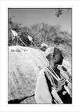 Turkana man with spears