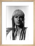 Yazidi man with plaited hair