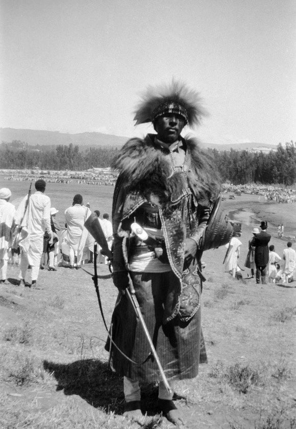 Abbysinian warrior with a rifle