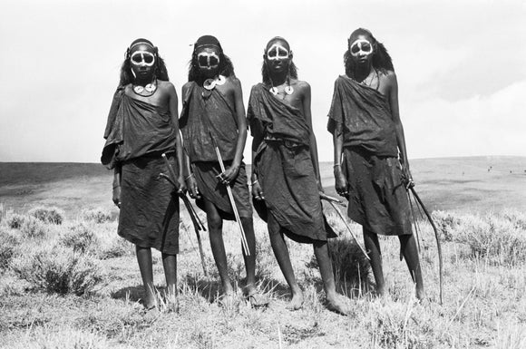 Maasai youths after circumcision