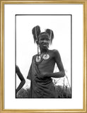 Maasai youth wearing metal earrings