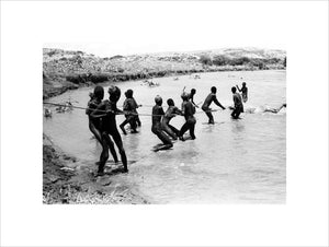 Crossing Kerio River