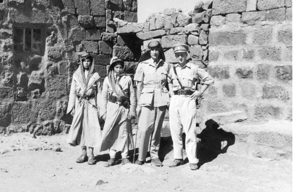 Thesiger with Druze soldiers