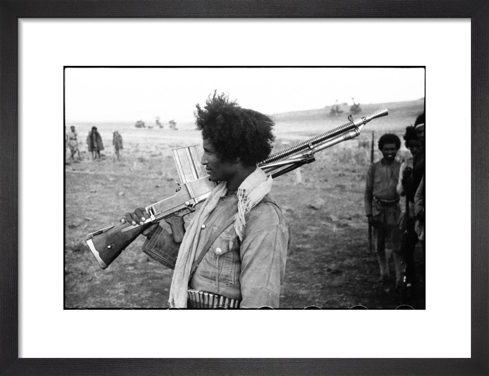 Patriot soldier with machine-gun – Pitt Rivers Museum Prints