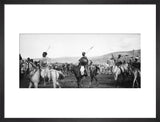 Abyssinian warriors on horseback