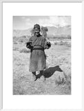 Tibetan shepherd with sling