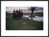 James Guthrie with Tibetan monks