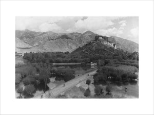 Potala palace from the south west