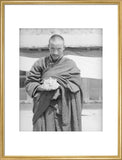 Monk holding the seal of Tsurphu